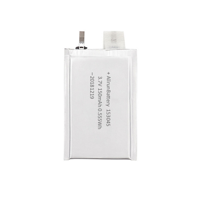 Bateria LiPo ultra fina 3,7 V 150 mAh bateria de polímero de lítio recarregável