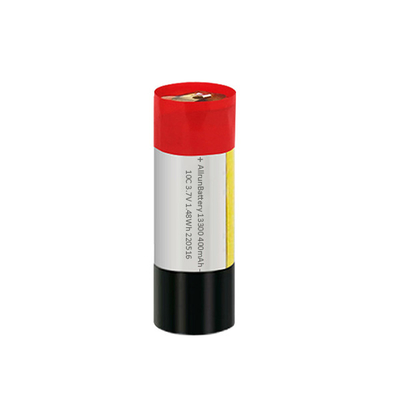 TBD 3,7 V 400mAh Bateria LiPo personalizada 13300 Bateria cilíndrica de polímero de lítio