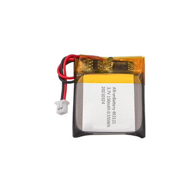 1C bateria de IoT de longa duração recarregável quadrada 3,7 V 150 mAh LiPo