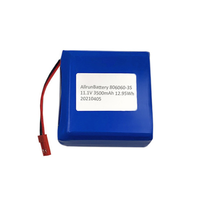 Bateria de lítio médica recarregável quadrada 3500mAh 11,1 V