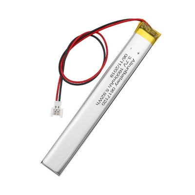 Baterias de polímero de lítio personalizadas 3,7 V 1600 mAh bateria LiPo ultra estreita