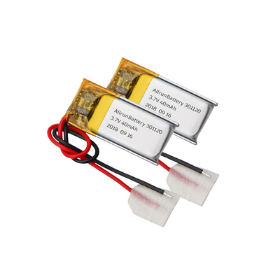 Bateria Mini LiPo recarregável personalizada leve 3,7 V 40 mAh para protótipos