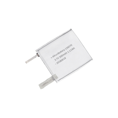 Bateria de polímero de lítio ultrafina OEM 1C 3,7 V 300 mAh para MP5 player