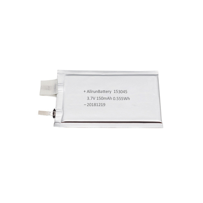 Bateria LiPo ultra fina 3,7 V 150 mAh bateria de polímero de lítio recarregável