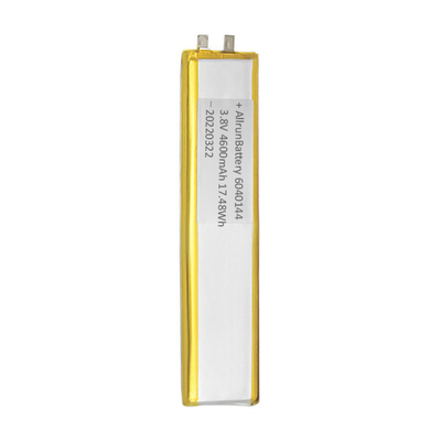 Estabilidade 4600mAh 3.8V LiPo Bateria Ultra Estreita para Instrumento de Detecção