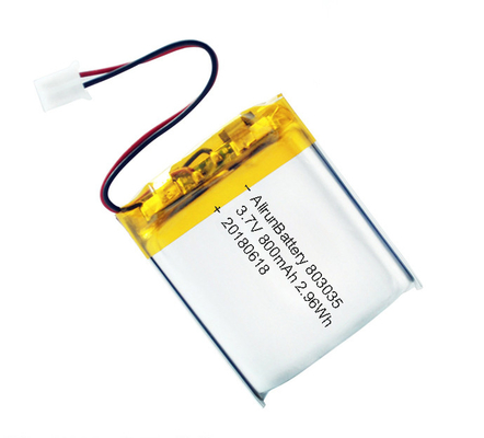 Poderosa bateria LiPo 3,7 V 800mAh bateria recarregável de polímero de lítio