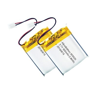 Poderosa bateria LiPo 3,7 V 800mAh bateria recarregável de polímero de lítio