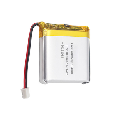 Bateria de lítio médica recarregável personalizada LiPo 3,7 V 1800mAh