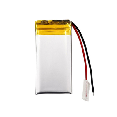 Bateria LiPo fina 3,7 V 380 mAh Bateria recarregável de íon de lítio personalizada