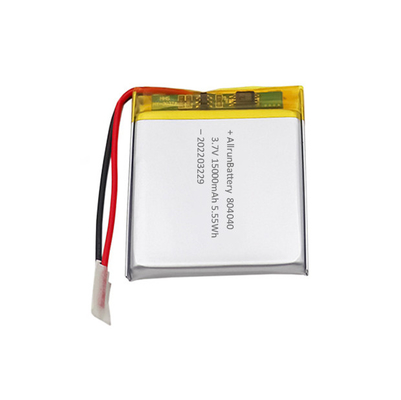 Bateria de polímero de lítio retangular 1500mAh 3,7 V bateria de lítio poli