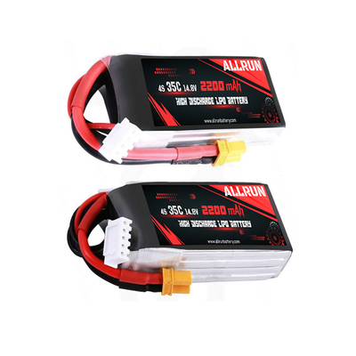 Bateria LiPo 35C 14,8V Alta Taxa C 4S 2200mAh Bateria LiPo