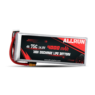 Bateria LiPo 75C 4000mAh 4S 14,8V Bateria LiPo alta taxa C