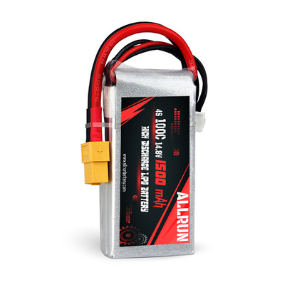 Bateria LiPo 14,8V 4S 1500mAh 100C Alta Taxa C Bateria LiPo