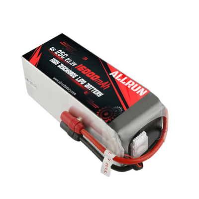Pacote de bateria LiPo de alta descarga para ferramentas elétricas 25C 22,2V 6S 16000mAh