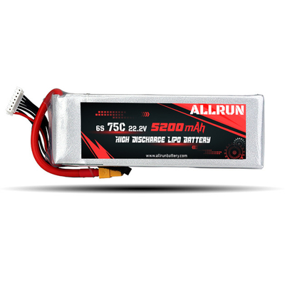 9048155 75C 22,2V 6S 5200mAh bateria LiPo de alta descarga