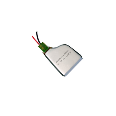 Bateria LiPo personalizada recarregável 495mAh 3,7 V Bateria de polímero de lítio