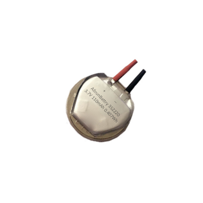 Poderosa bateria LiPo personalizada 3,7 V 110mAh com formato hexagonal 352220