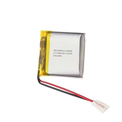 Bateria quadrada de polímero de lítio 3,7 V 900 mAh Li Po