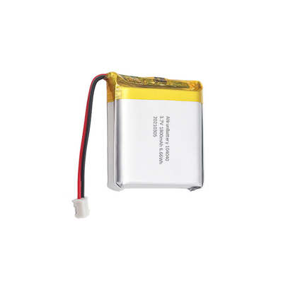 Bateria de polímero de lítio quadrada 3,7 V 1800 mAh IoT