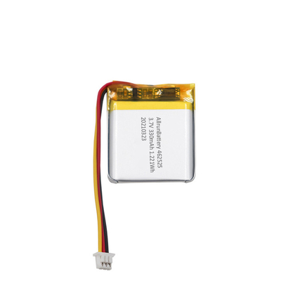 Bateria recarregável 3,7 V 330 mAh em formato quadrado / bateria LiPo
