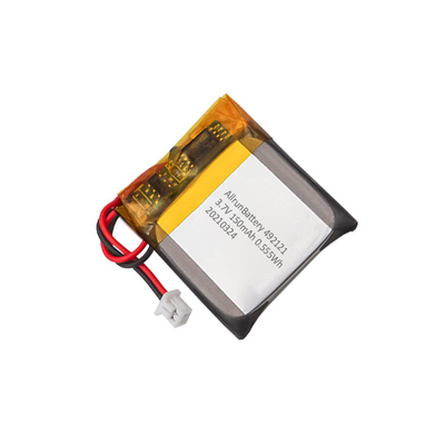 1C bateria de IoT de longa duração recarregável quadrada 3,7 V 150 mAh LiPo