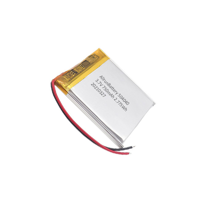 Bateria LiPo leve de 3,7 V 750mAh Recarregável Quadrada Bateria LiPo