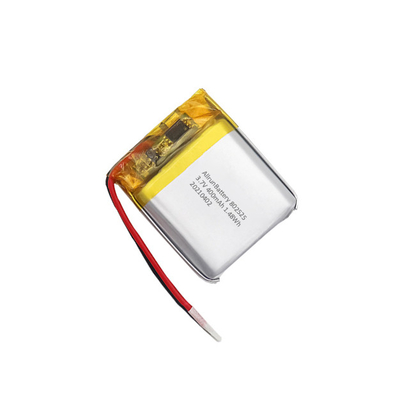 Bateria LiPo recarregável quadrada 3,7V 400mAh de longa duração 802525