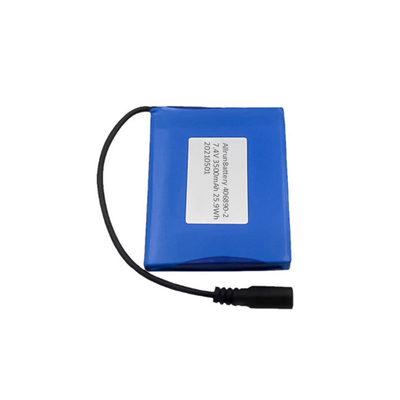 Bateria de polímero de lítio 2S1P 7,4 V 3500mAh bateria LiPo