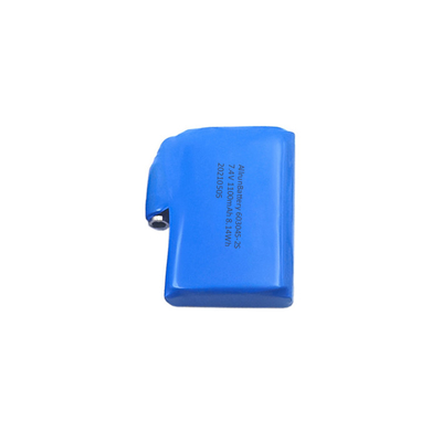 Bateria recarregável vestível 2S1P 1100mAh 7,4 V Bateria de polímero de lítio