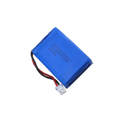 Poderosa bateria LiPo 3,7 V 2400mAh 1S2P bateria de polímero de lítio