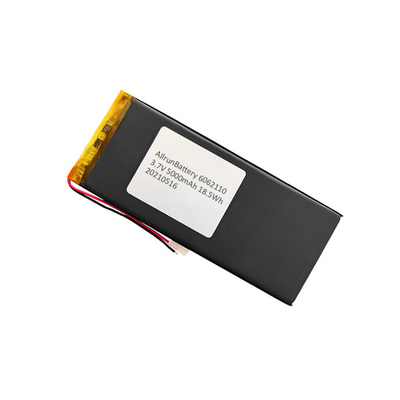 Bateria de polímero de lítio leve 3,7 V 5000 mAh bateria de lítio recarregável