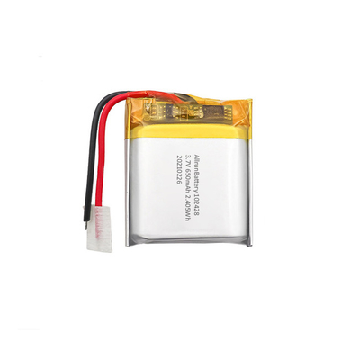 Conjunto de bateria de polímero de lítio recarregável 1C personalizada 3,7 V 650mAh LiPo