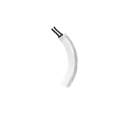 Bateria leve recarregável vestível 3,7 V 245 mAh com formato curvo