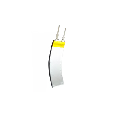 Bateria recarregável vestível 3,7 V 180mAh Bateria LiPo curvada poderosa