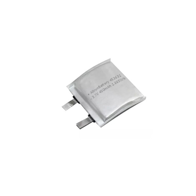 Bateria recarregável feita sob encomenda do polímero do lítio da bateria 450mah 3,7 V de LiPo da forma para dispositivos da pressão sanguínea