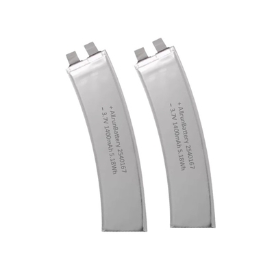 Bateria de polímero de lítio personalizada fina 3,7 V 1400mAh forma 2540167