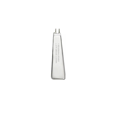 Bateria LiPo de formato personalizado 3,7 V 280mAh TBD bateria de polímero de lítio recarregável