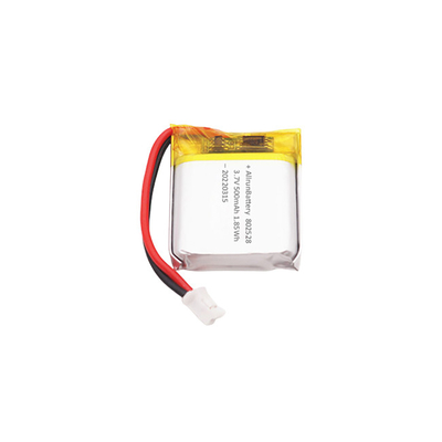 Bateria leve em forma de retângulo portátil 3,7 V LiPo 500mAh