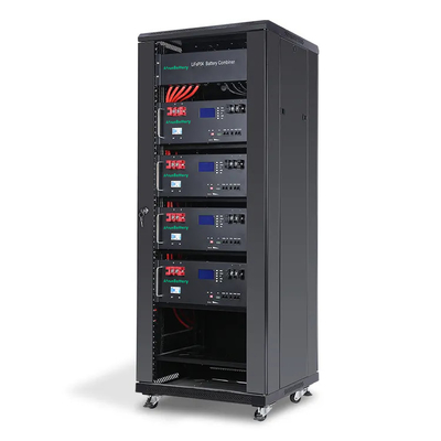 Bateria empilhável da cremalheira LiFePO4 do servidor do bloco da bateria de armazenamento da energia de 20KW 48V 51.2V